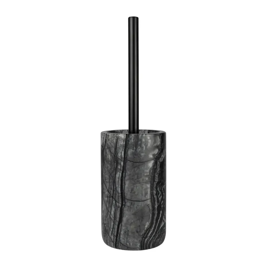 Escobilla de baño Marble 36 cm, Negro-gris