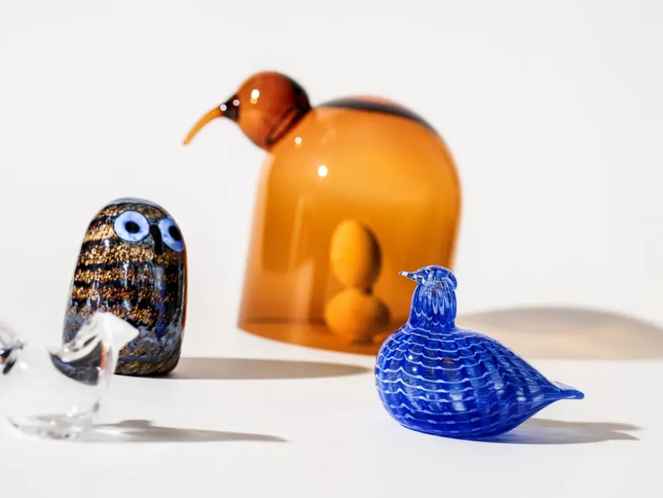 Escultura Birds by Toikka, Pájaro azul