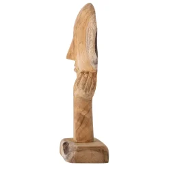 Escultura de madera Bloomingville 35 cm, natural