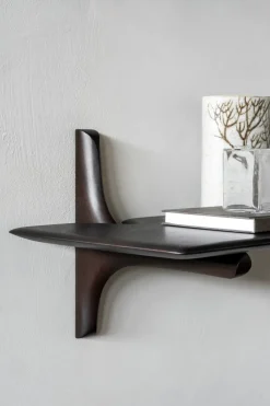 Escultura Organic 22 cm, Varnished mahogany