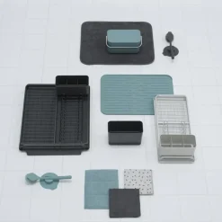 Escurreplatos Brabantia, gris oscuro