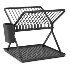 Escurreplatos plegable Sinkside 37 cm, gris oscuro