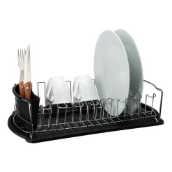 Escurridor de platos Disa 28x48 cm, hierro cromado