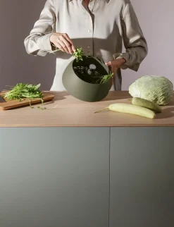 Escurrridor de ensalada / colador Eva Solo Green Tool, verde