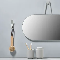 Espejo A-Wall Mirror, Soft grey, large