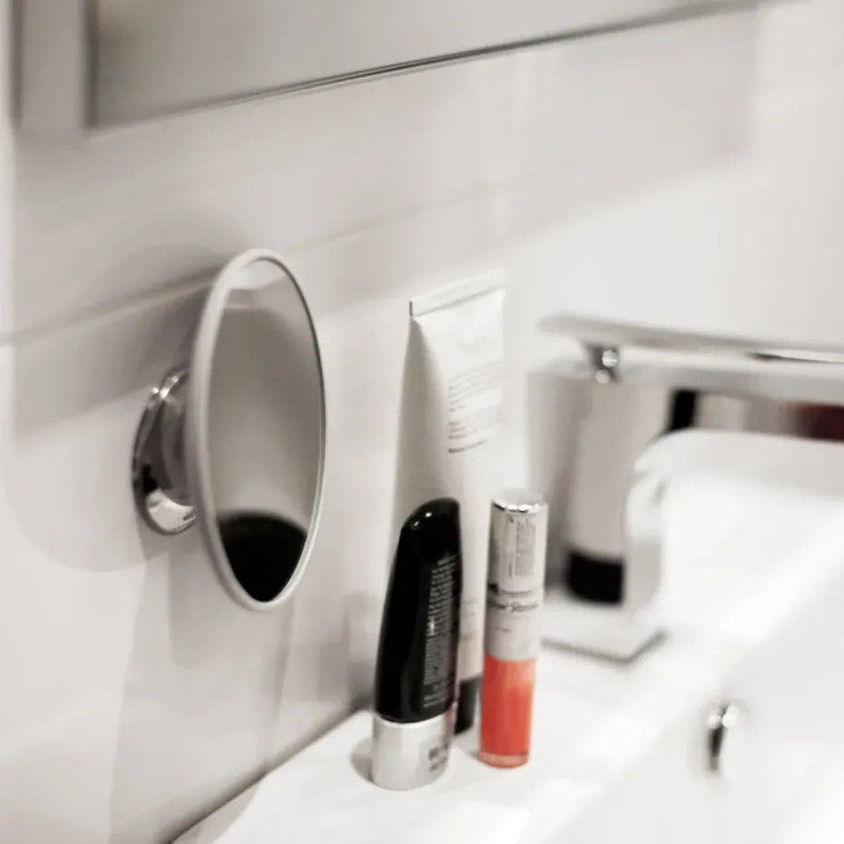 Espejo de maquillaje AirMirror x20 desmontable con ventosa, Ø11,2 cm