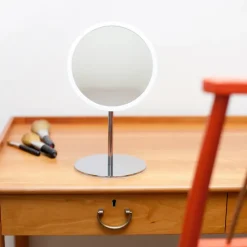 Espejo de mesa AirMirror x5 desmontable magnético, Ø16,5 cm