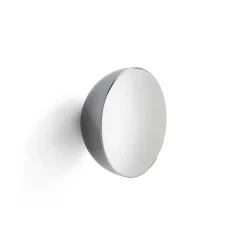 Espejo de pared Aura small, Acero inoxidable