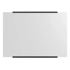 Espejo de pared rectangular 70x100 cm, Black