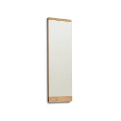 Espejo de pared Rim 35x110 cm, Roble