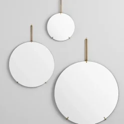 Espejo Moebe wall mirror Ø 70 cm, Latón