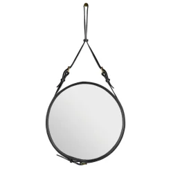 Espejo redondo Adnet Circulaire S, negro