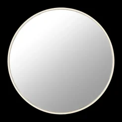 Espejo Sphere Ø80 cm, Beige