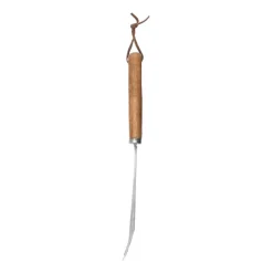 Espátula con agujeros Heirol inoxidable 30 cm, haya