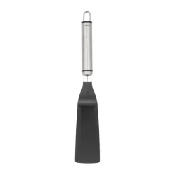 Espátula de nylon Heirol Steely, Negro-acero inoxidable