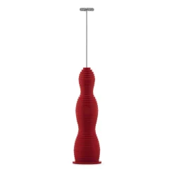 Espumador de leche Pulcina 27,5 cm, Rojo