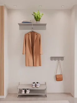 Estante para sombreros A-Coat, Soft grey