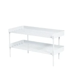 Estante zapatero Alfred, Blanco, pieza de montaje