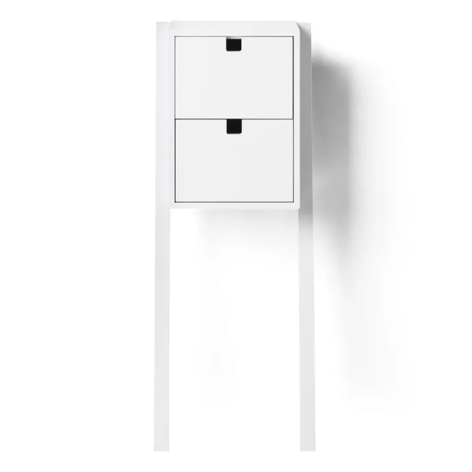 Estantería de cama y recibidor Square, blanco