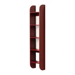 Estantería de pared Flaneaur 27x128 cm, Burgundy