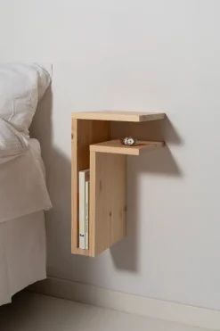 Estantería de pared F-shelf Play DIY, Pino, derecha