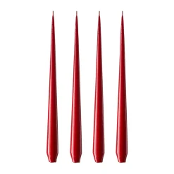 ester & erik 4 Velas lacadas, winter berry, 42 cm