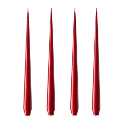 ester & erik 4 Velas lacadas, winter berry, 32 cm
