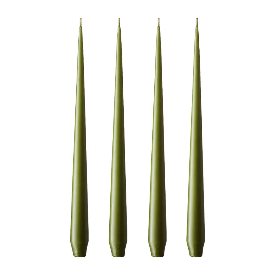 ester & erik 4 Velas mate, olive glow, 32 cm