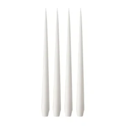 ester & erik 4 Velas mate, White ash 21, 42 cm