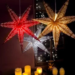 Estrella Adviento Antique 60 cm, dorado