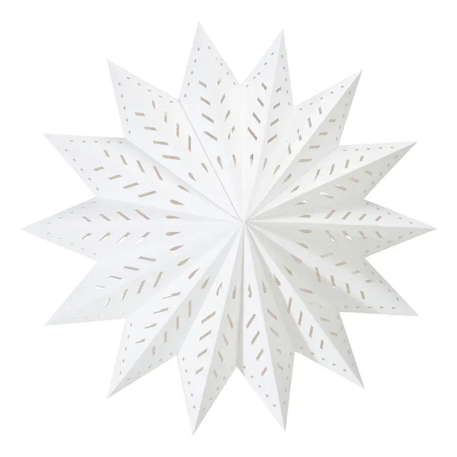 Estrella de adviento Alfa blanco, 60 cm