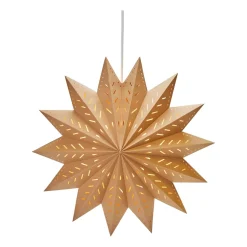 Estrella de adviento Alfa marrón, 50 cm