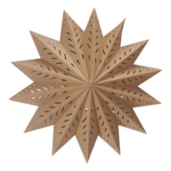 Estrella de adviento Alfa marrón, 50 cm