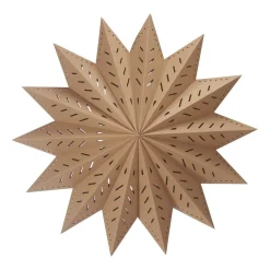 Estrella de adviento Alfa marrón, 60 cm