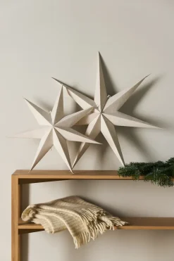 Estrella de Adviento Bare blanco, 60 cm