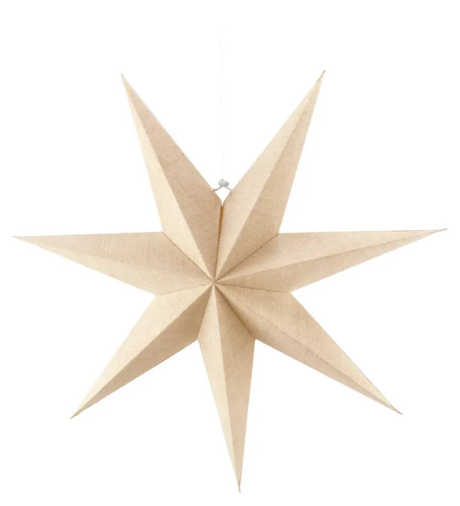 Estrella de Adviento Bare natural, 60 cm