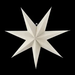 Estrella de Adviento Bare blanco, 80 cm