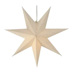 Estrella de Adviento Bare blanco, 45 cm