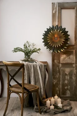 Estrella de adviento Crystal Ø55 cm, verde