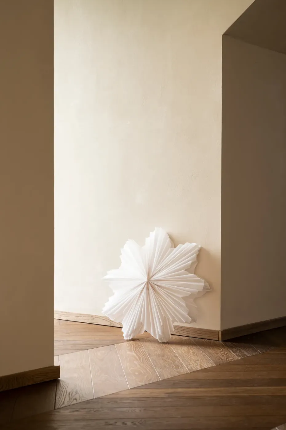 Estrella de Adviento Daisy Ø60 cm, Blanco