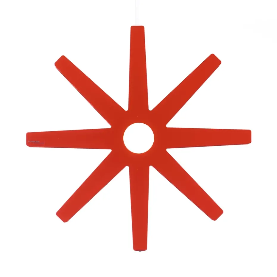 Estrella de adviento Fling rojo, Ø 50 cm