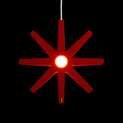 Estrella de adviento Fling rojo, Ø 50 cm