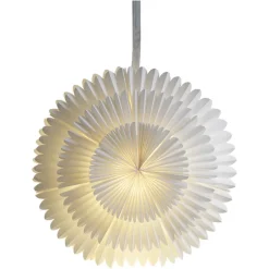 Estrella de adviento Frost Ø50 cm, blanco