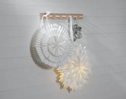 Estrella de adviento Frost Ø50 cm, blanco