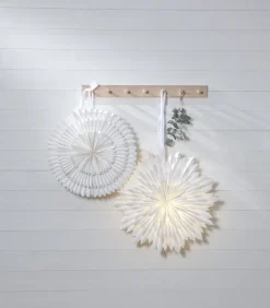 Estrella de adviento Frost Ø50 cm, blanco