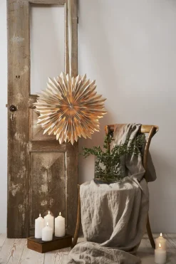 Estrella de adviento Ice Ø50 cm, Beige