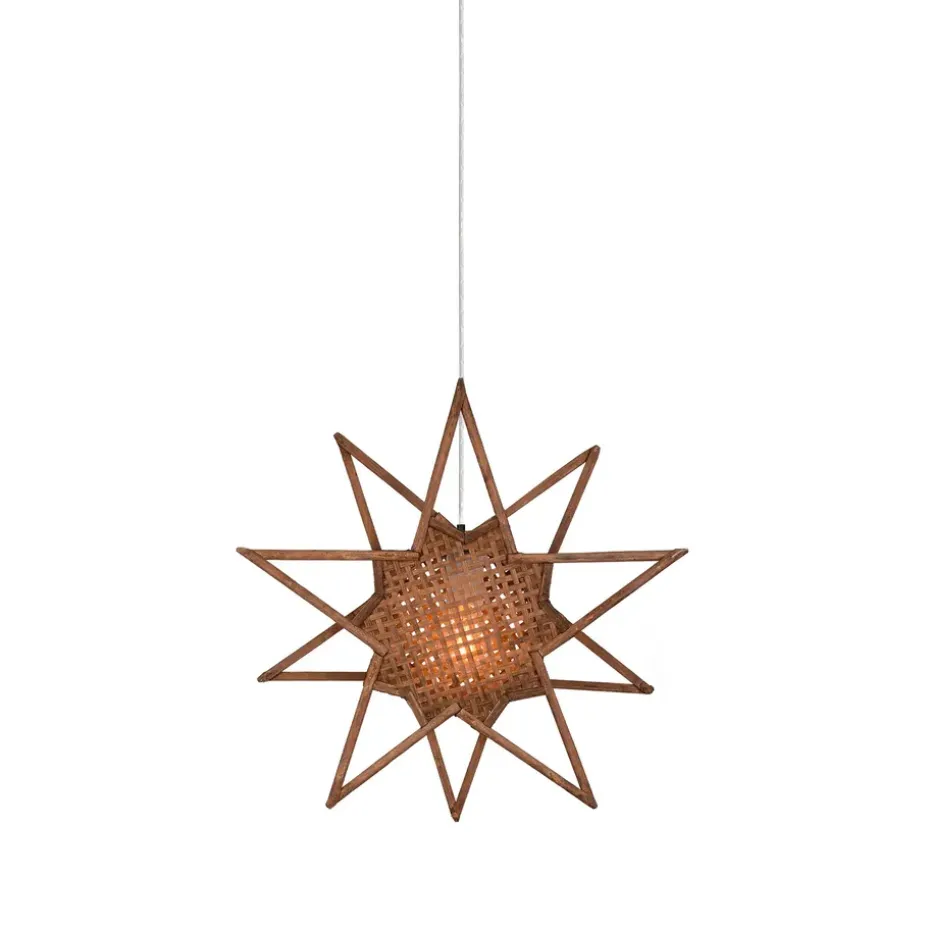 Estrella de Adviento Karin Ø45 cm, marrón