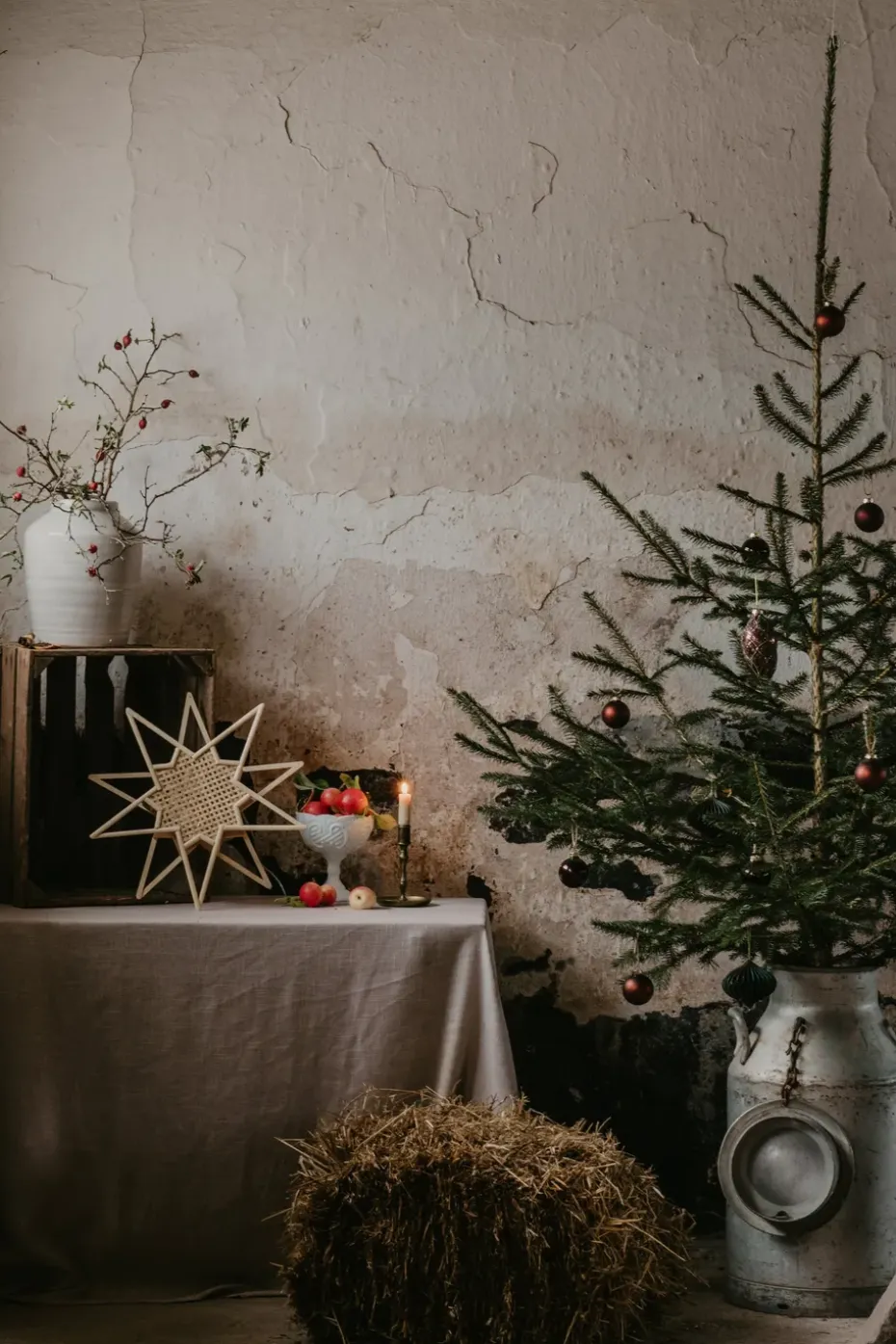 Estrella de Adviento Karin Ø45 cm, Natur
