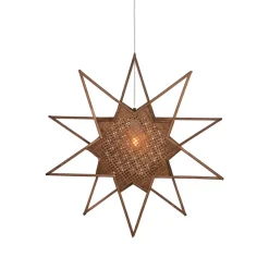 Estrella de Adviento Karin Ø70 cm, marrón
