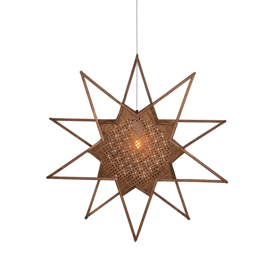 Estrella de Adviento Karin Ø70 cm, marrón